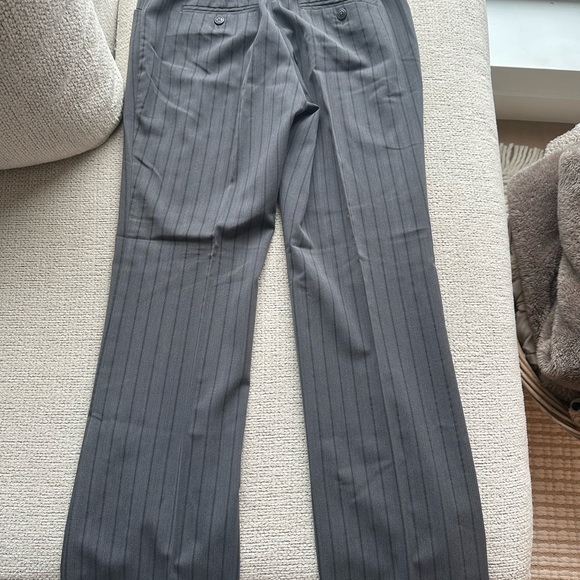 Gray Pinstripe Trousers - Picture 4 of 4